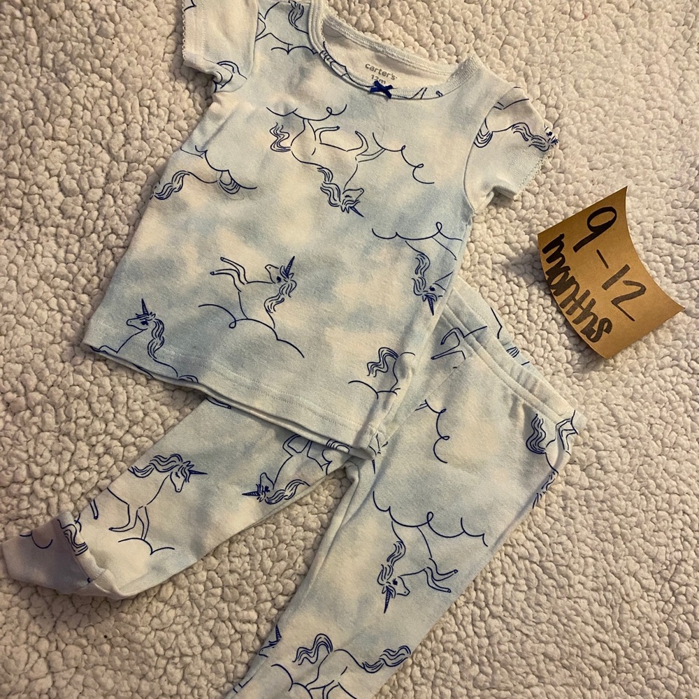 12Month Unicorn Pajamas